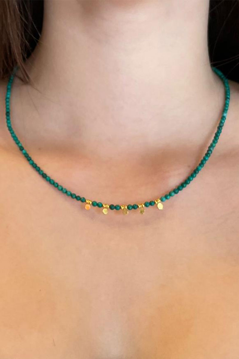 Shop Joko Dot Gemstone Necklace - Origen Imports