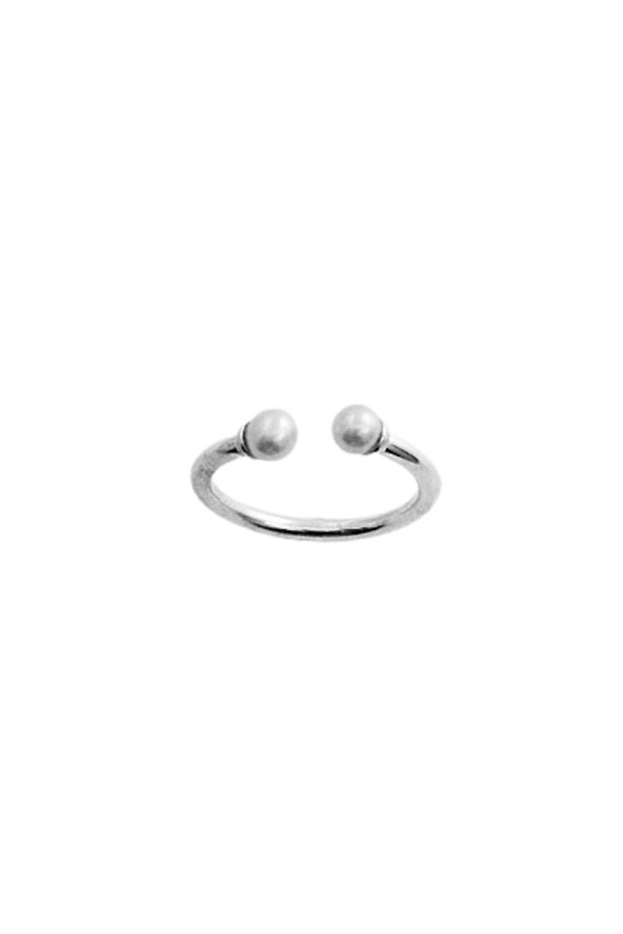 Shop 2 Pearls Sterling Silver Ring By GA - Origen Imports