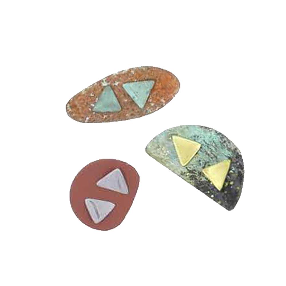 Shop Triangle Post Earrings By Sibilia - Origen Imports